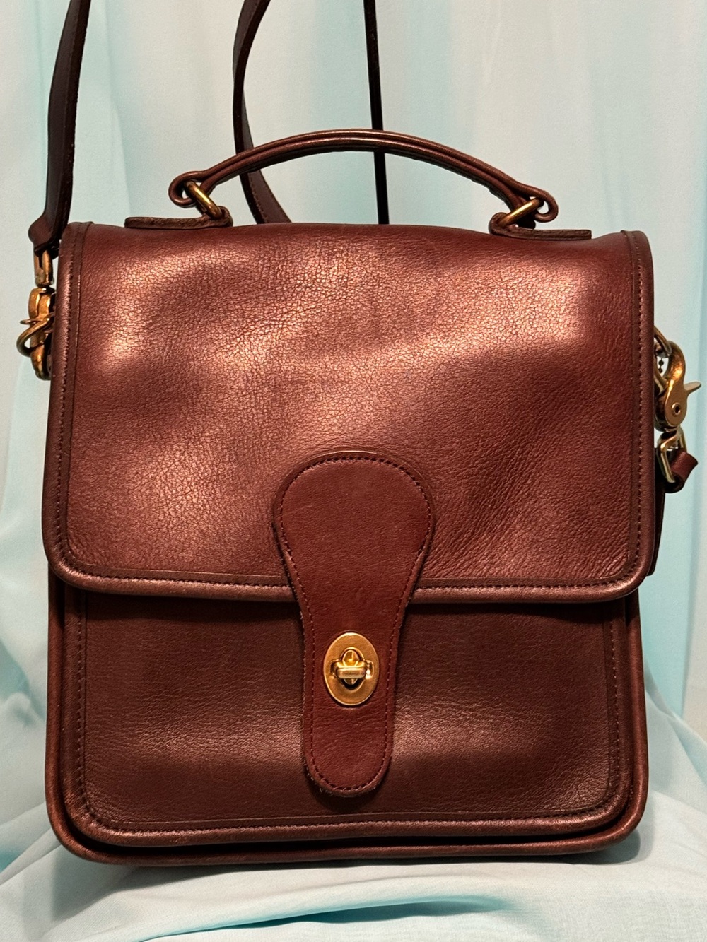 Vintage Leather Coach Station Bag 5130 Brown Crossbody Purse Handbag
